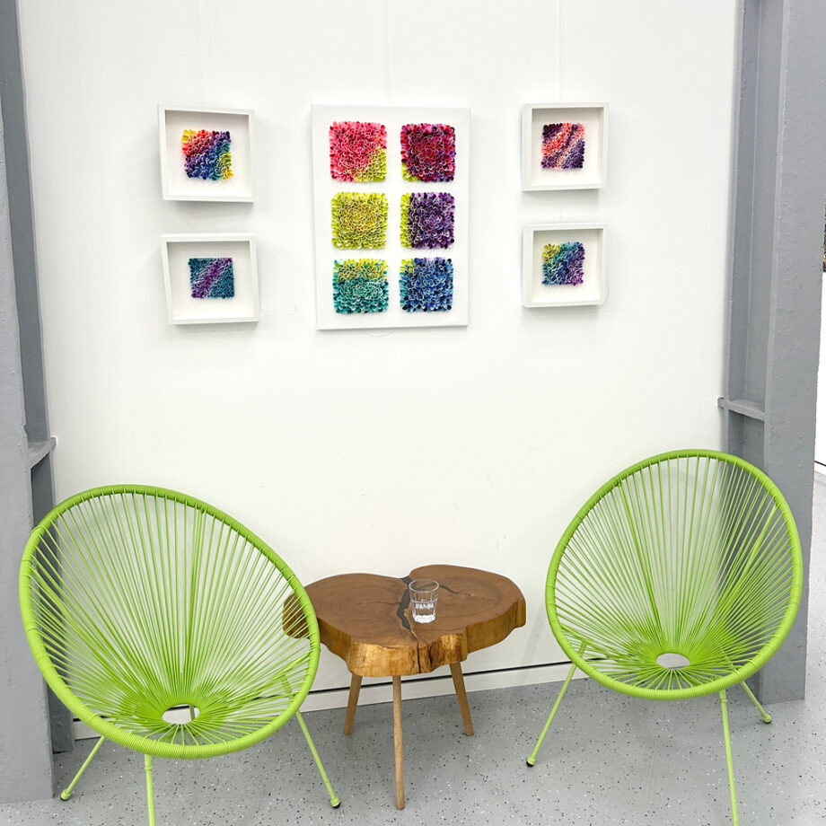 Garten Eden – Serie „Color Waves“ Originalkunstwerk | 50 x 70 cm
