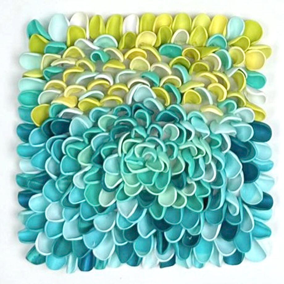 Garten Eden – Serie „Color Waves“ Originalkunstwerk | 50 x 70 cm