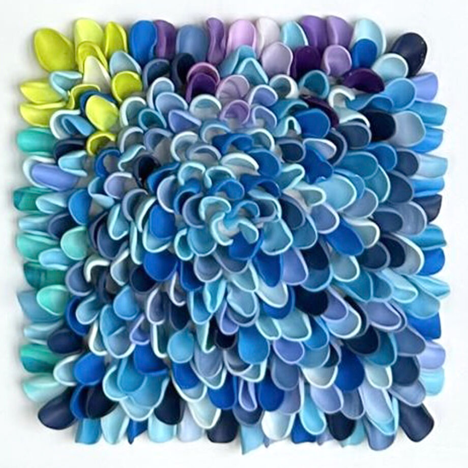 Garten Eden – Serie „Color Waves“ Originalkunstwerk | 50 x 70 cm