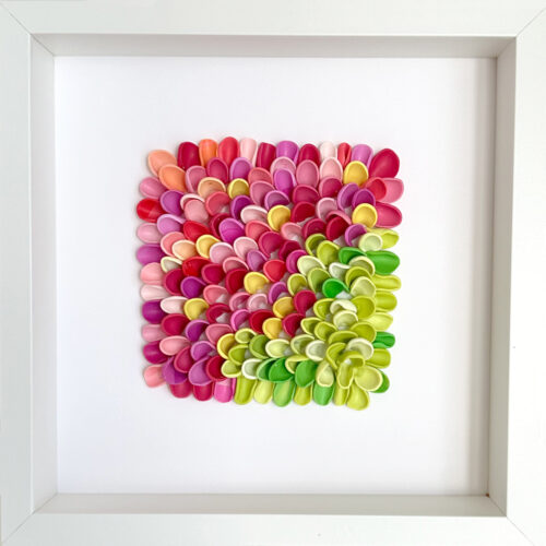Tulip – Serie „Color Waves“ Originalkunstwerk | 25 x 25 cm