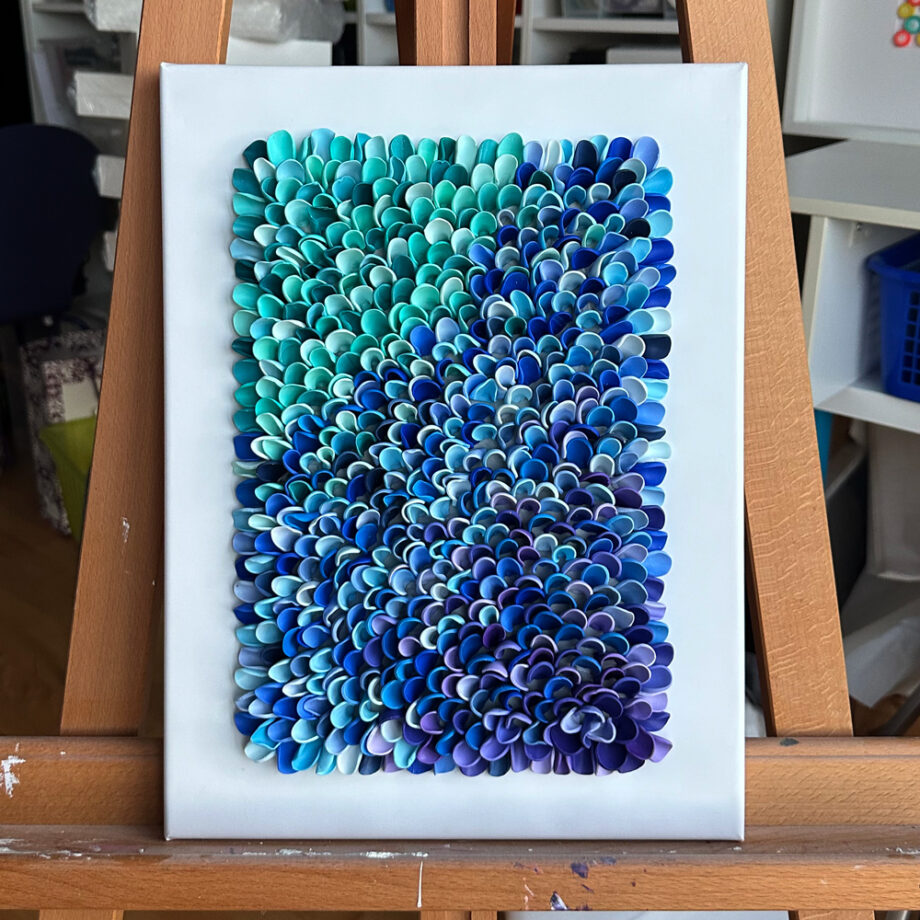 Sea Waves – Serie „Color Waves“ Originalkunstwerk | 30 x 40 cm