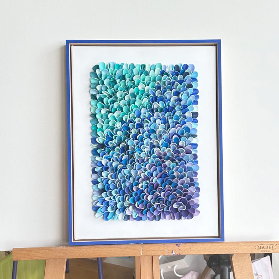 Sea Waves – Serie „Color Waves“ Originalkunstwerk | 30 x 40 cm