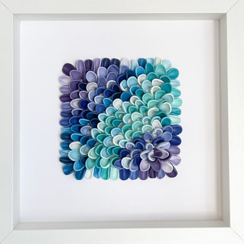 Serenity – Serie „Color Waves“ Originalkunstwerk | 25 x 25 cm